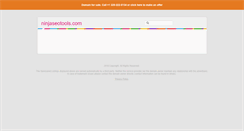 Desktop Screenshot of ninjaseotools.com
